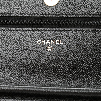 Chanel Caviar Quilted Multi Chain Wallet On Chain WOC Black 6 of 11