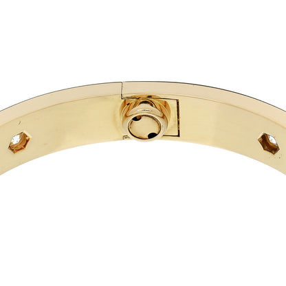 Cartier 18K Yellow Gold 10 Diamond LOVE Bracelet 16 8 of 8