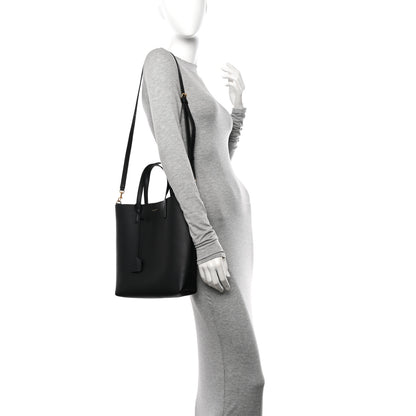 Saint Laurent Calfskin Toy Shopping Tote Black 2 of 9