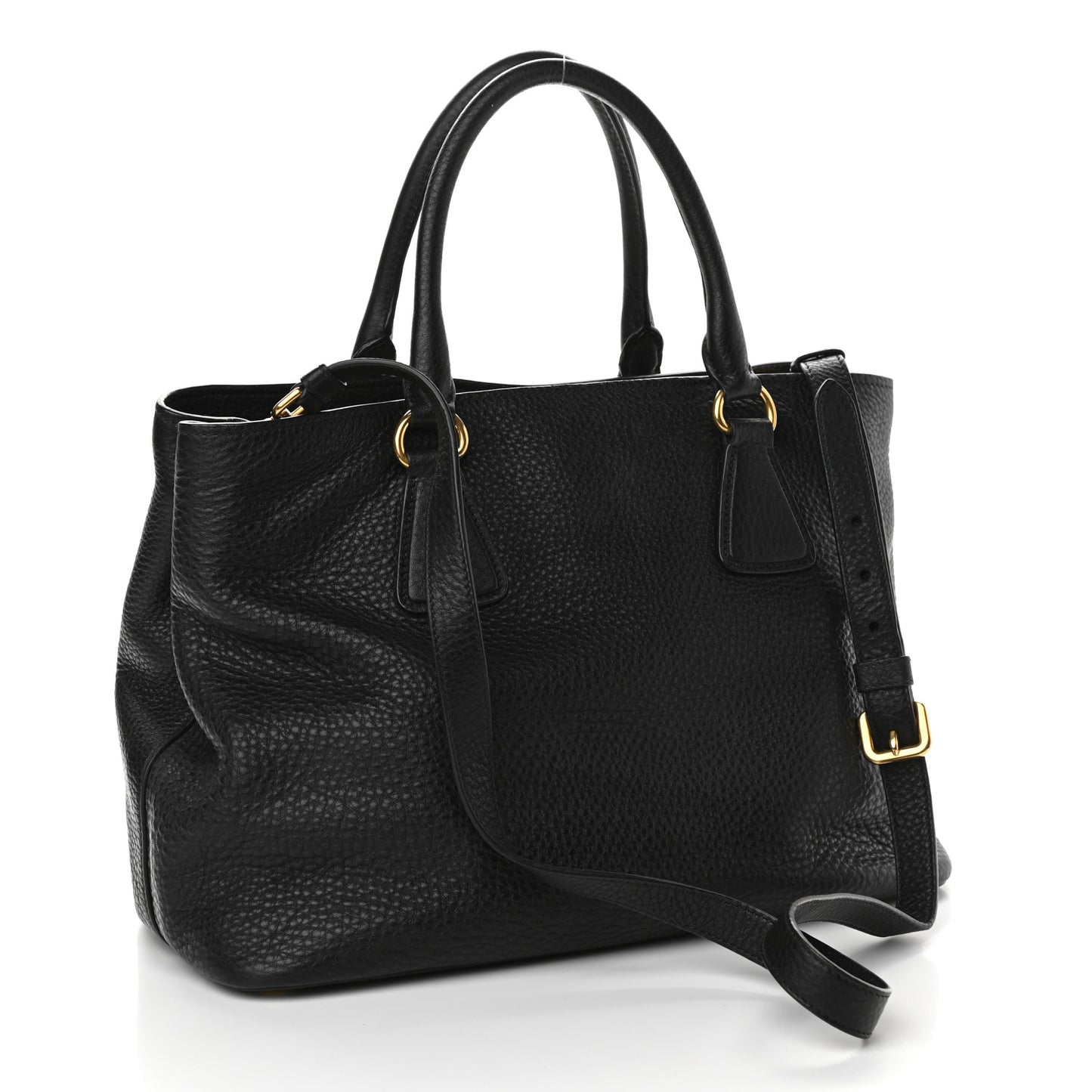 Vitello Daino Tote Black
