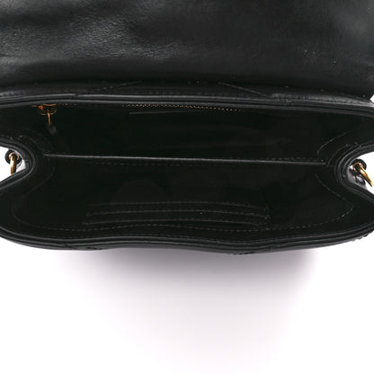 Saint Laurent Calfskin Y Quilted Monogram Toy Loulou Crossbody Bag Black 5 of 12