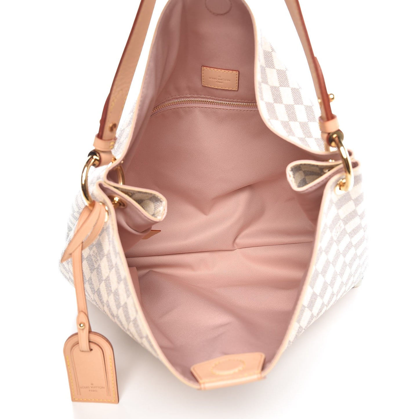 Damier Azur Graceful MM Rose Ballerine