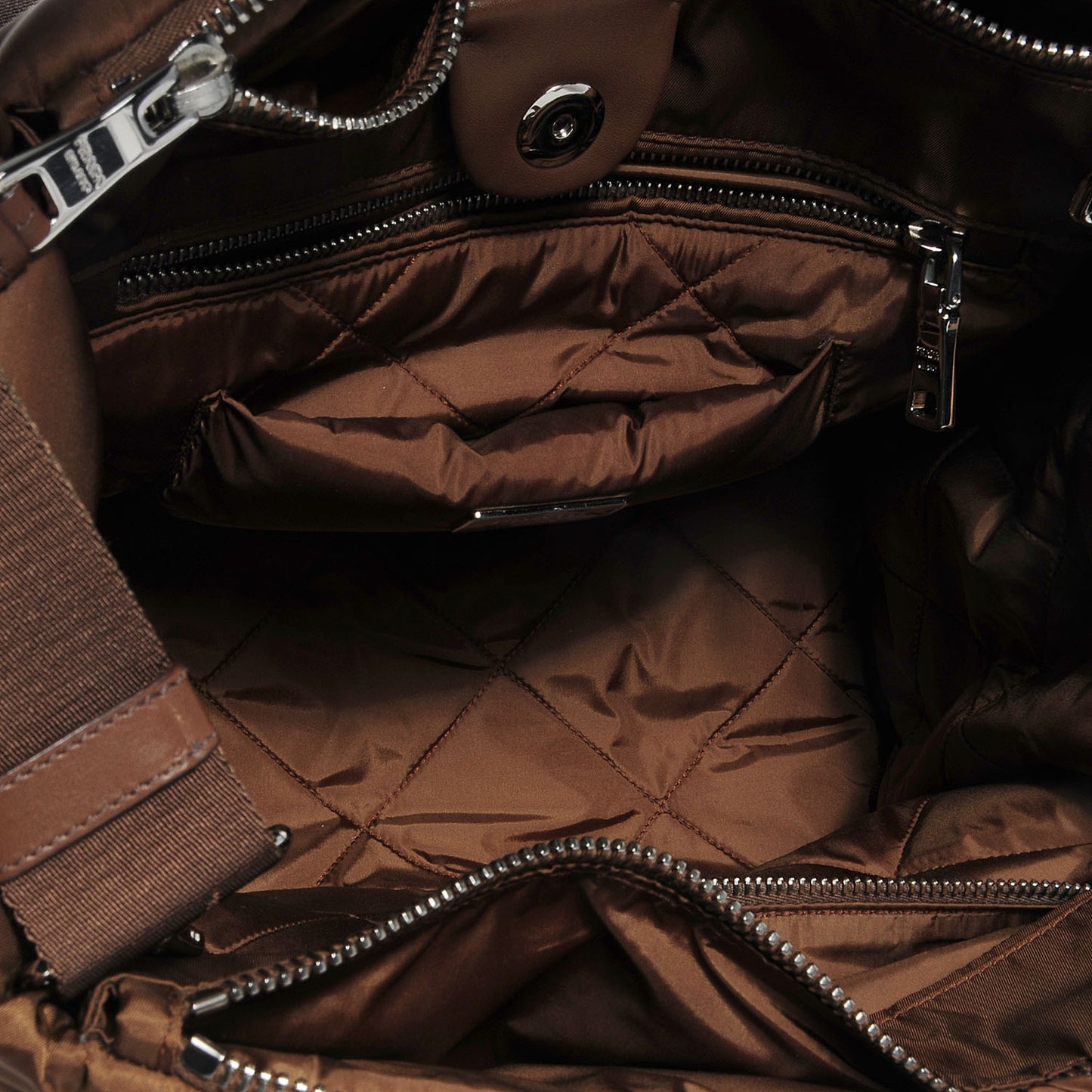 Tessuto Nylon Bomber Tote Corinto