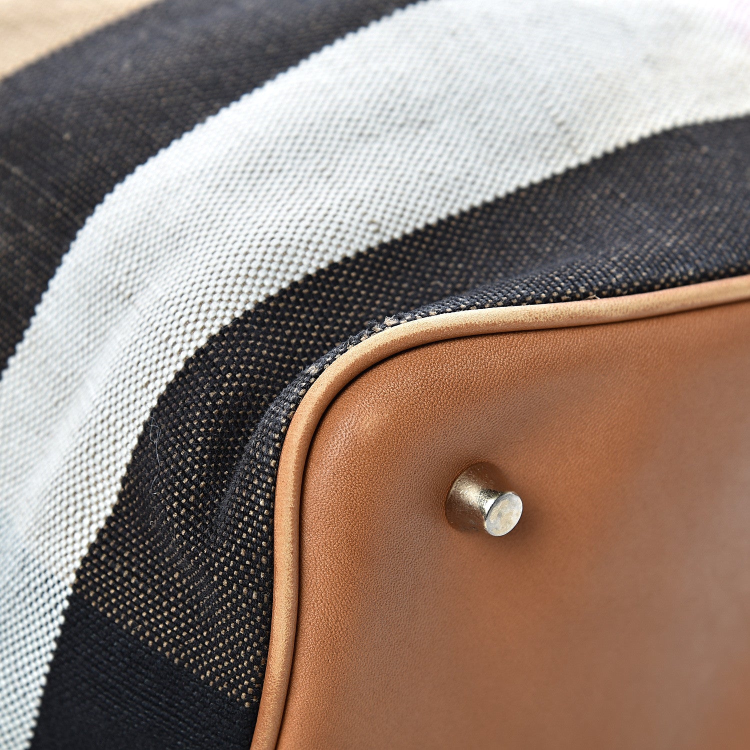 Burberry Canvas Mega Check Medium Ashby Hobo Saddle Brown 13 of 19