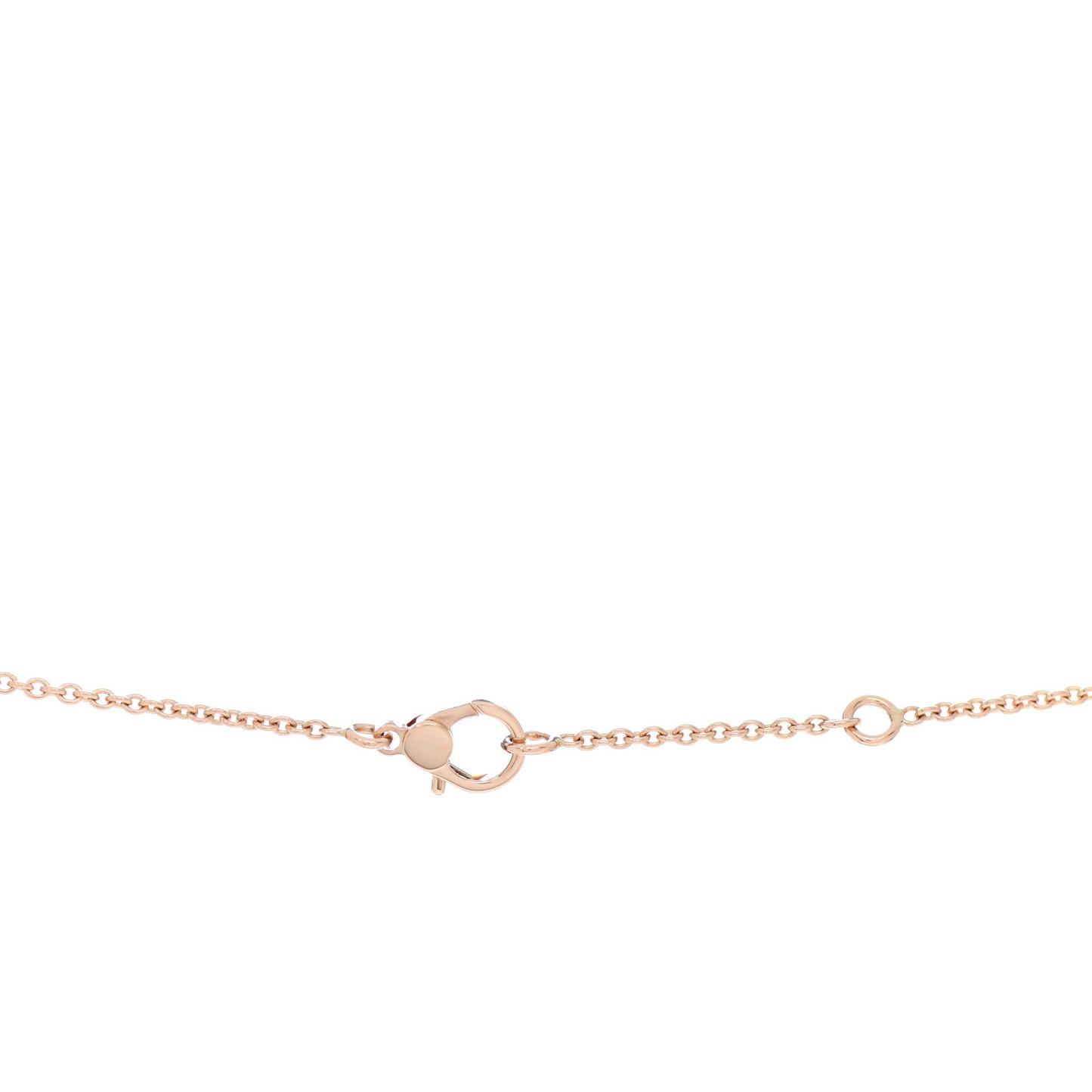 18K Rose Gold Diamond Finesse Pendant Necklace