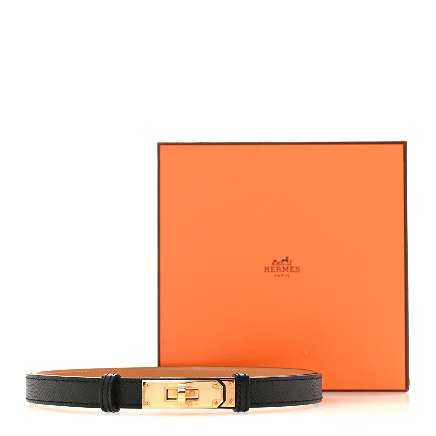 Hermes Epsom Kelly Belt Black 4 of 4