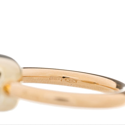 Pomellato 18K Rose White Gold Citrine Classic Nudo Ring 49 4.75 5 of 5