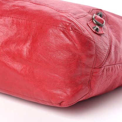 Balenciaga Chevre Classic Hardware Day Hobo Rouge Theatre 17 of 17