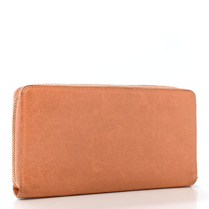 Balenciaga Agneau Giant 12 Rose Gold Hardware Continental Zip Around Wallet Rose Blush 2 of 4