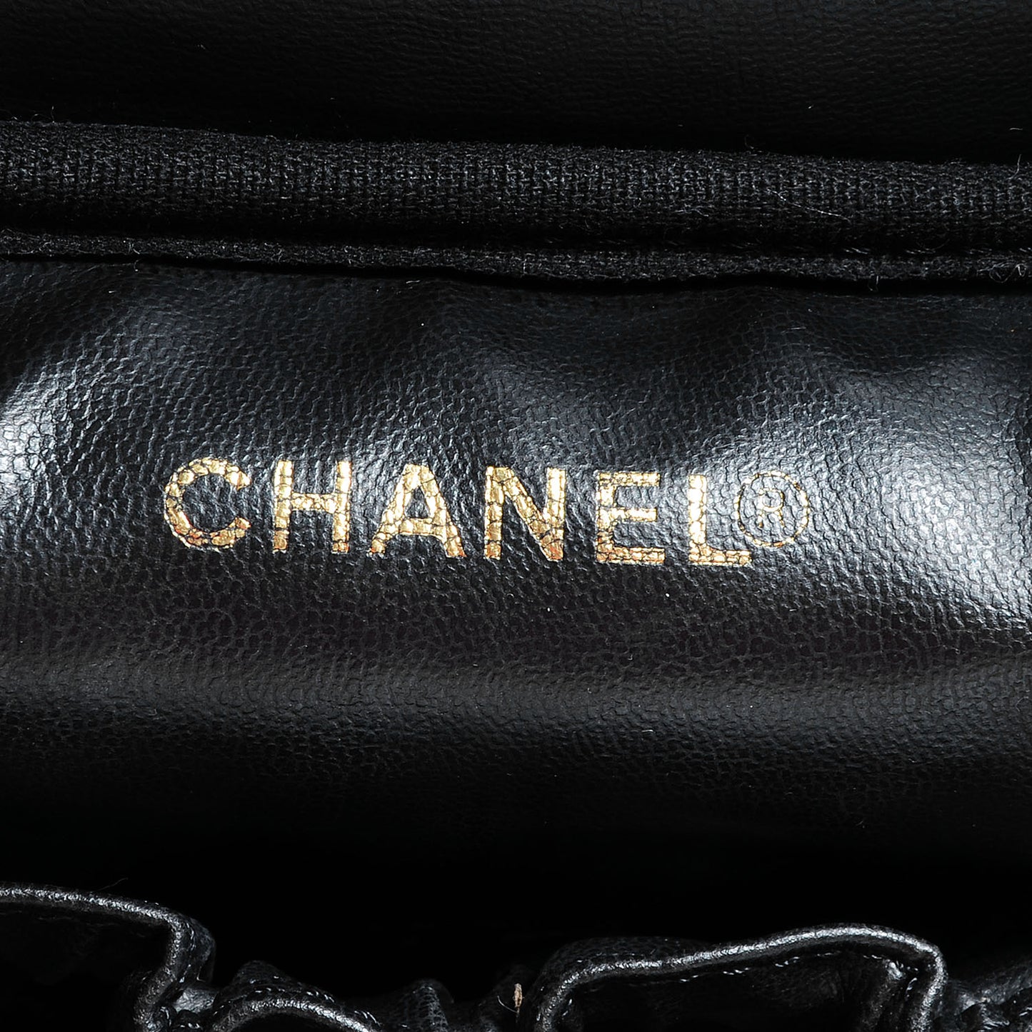 Caviar Cosmetic Vanity Bag Black
