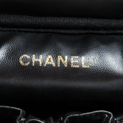 Chanel Caviar Cosmetic Vanity Bag Black 6 of 8