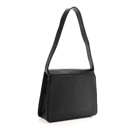 Chanel Caviar Flap Shoulder Bag Black 3 of 13