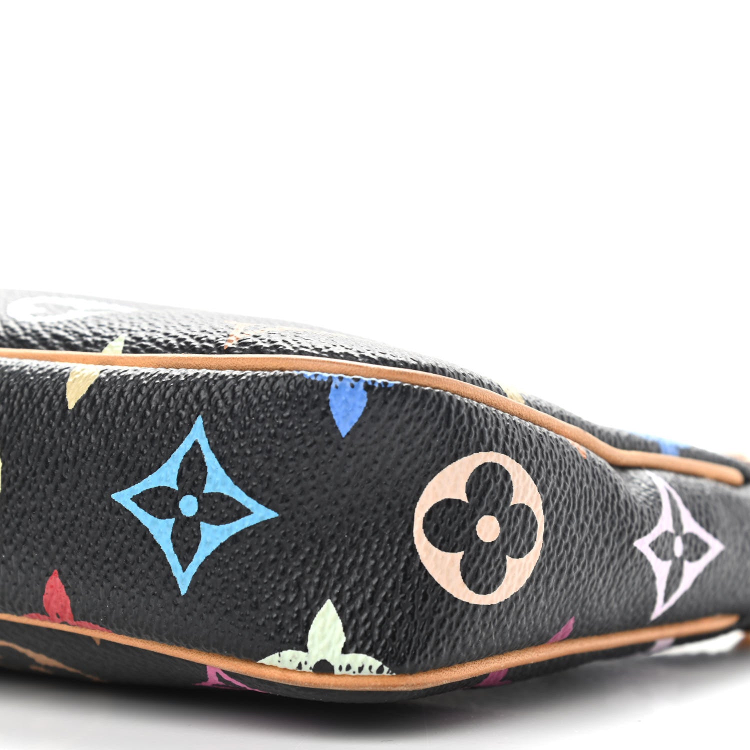 Louis Vuitton Monogram Multicolor Pochette Accessories Black 10 of 10
