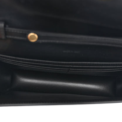 Celine Shiny Calfskin Triomphe Margo Wallet on Chain Black 5 of 10