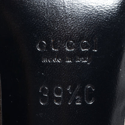 Gucci Satin Bow Pumps 39.5 Silver 5 of 6
