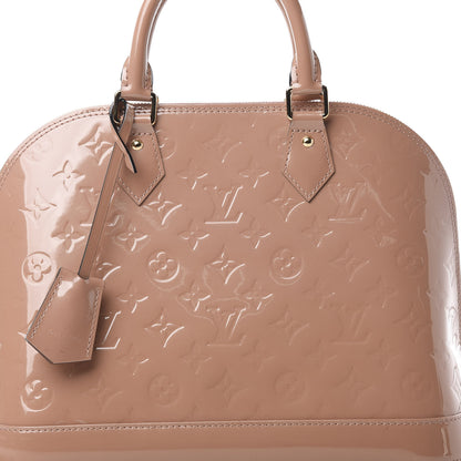 Louis Vuitton Vernis Alma PM Rose Velours 8 of 13