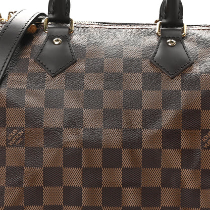 Louis Vuitton Damier Ebene Speedy Bandouliere 25 7 of 9