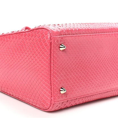 Christian Dior Snakeskin Medium Lady Dior Pink 9 of 10