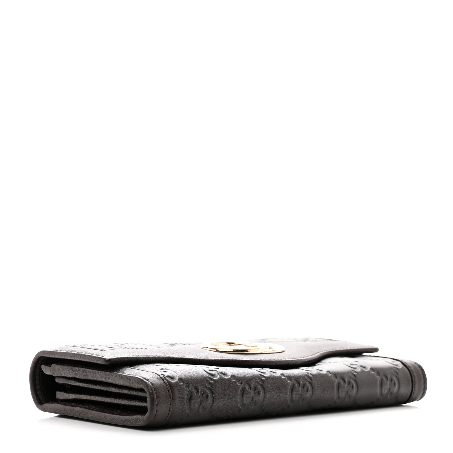 Gucci Guccissima Sukey Continental Wallet Chocolate 4 of 8
