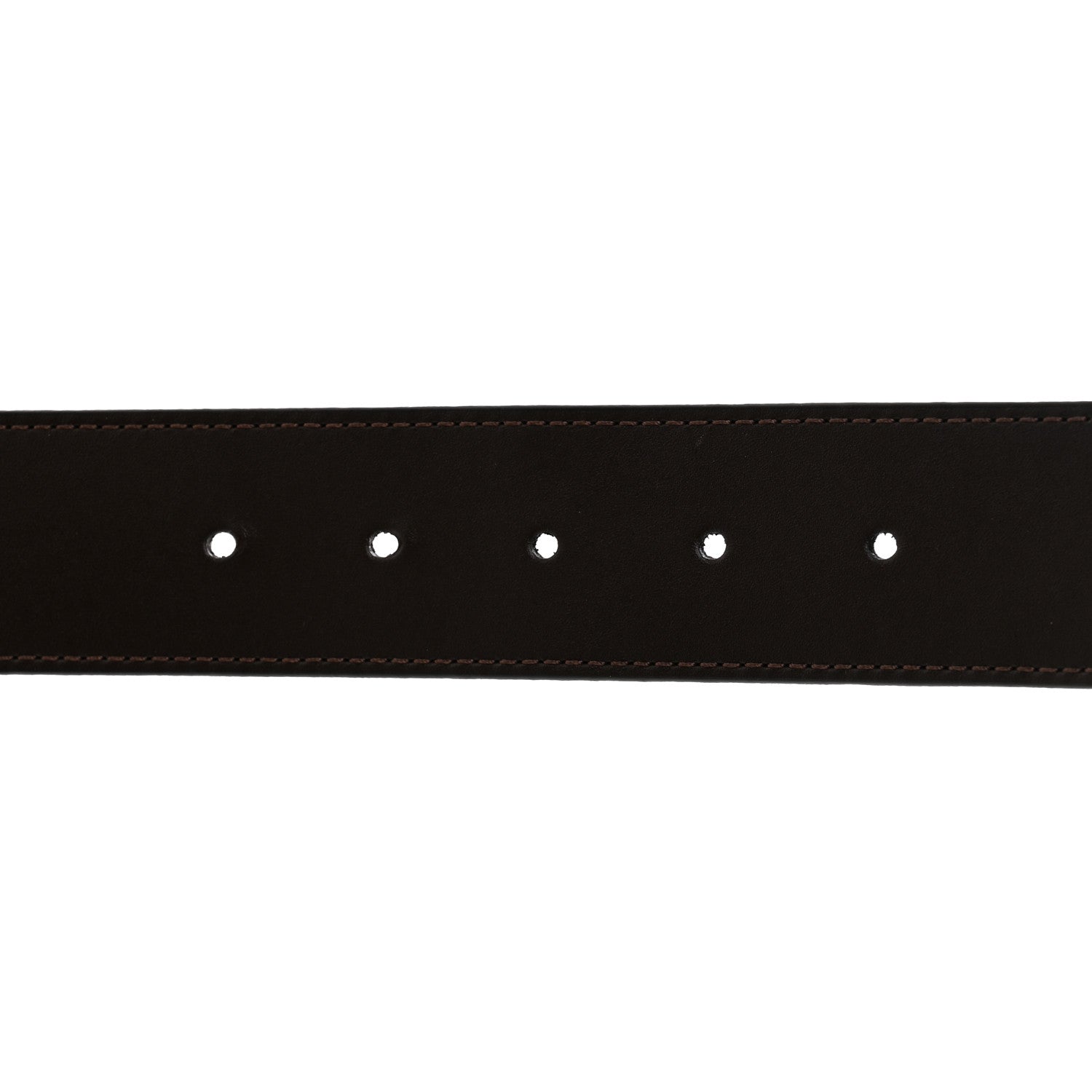 Louis Vuitton Calfskin 40mm LV Initiales Reversible Belt Dark 90 36 Dark Brown Black 4 of 9