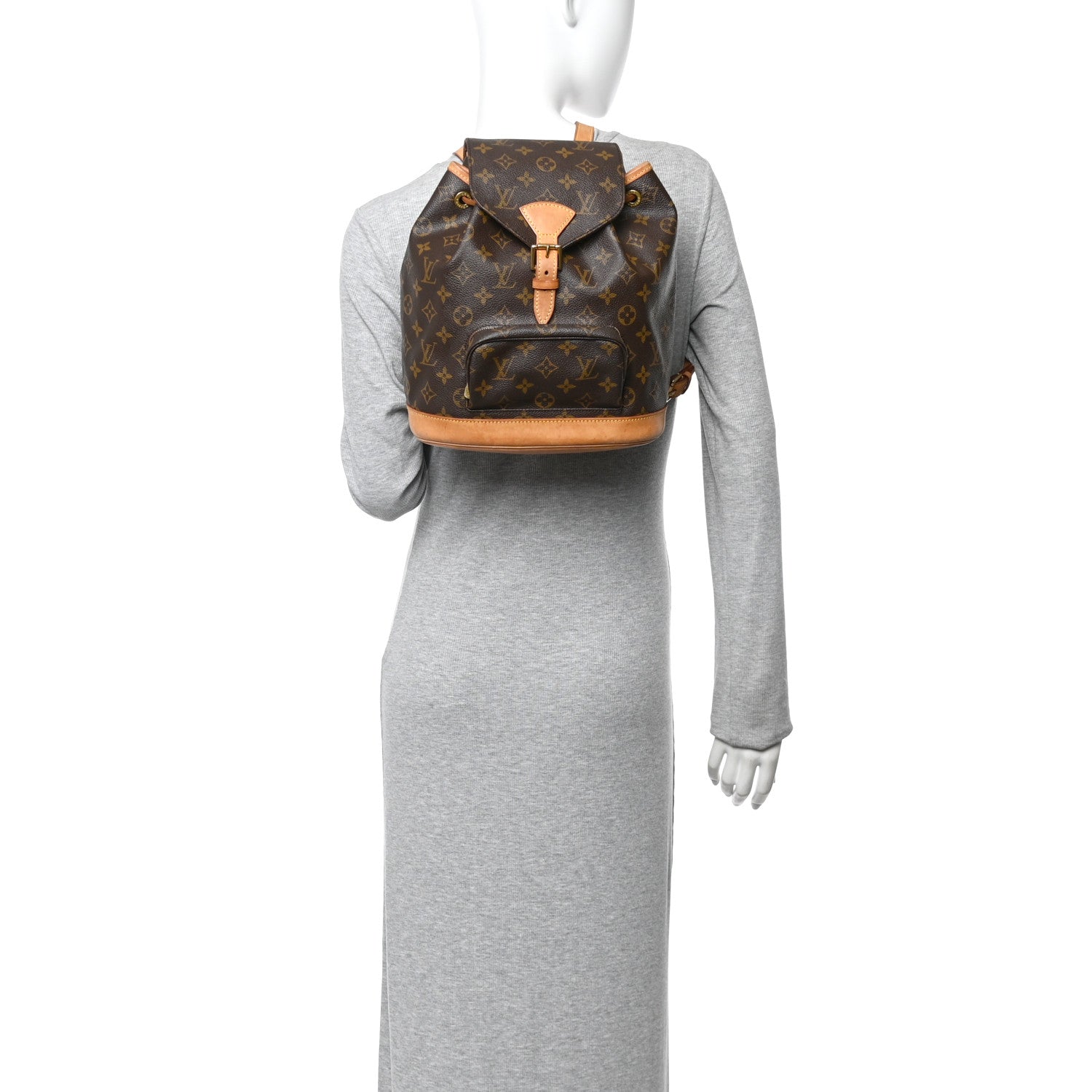 Louis Vuitton Monogram Montsouris MM Backpack 2 of 11