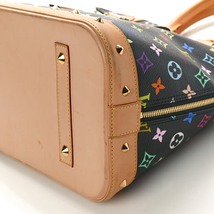 Louis Vuitton Monogram Multicolor Alma GM Black 9 of 11