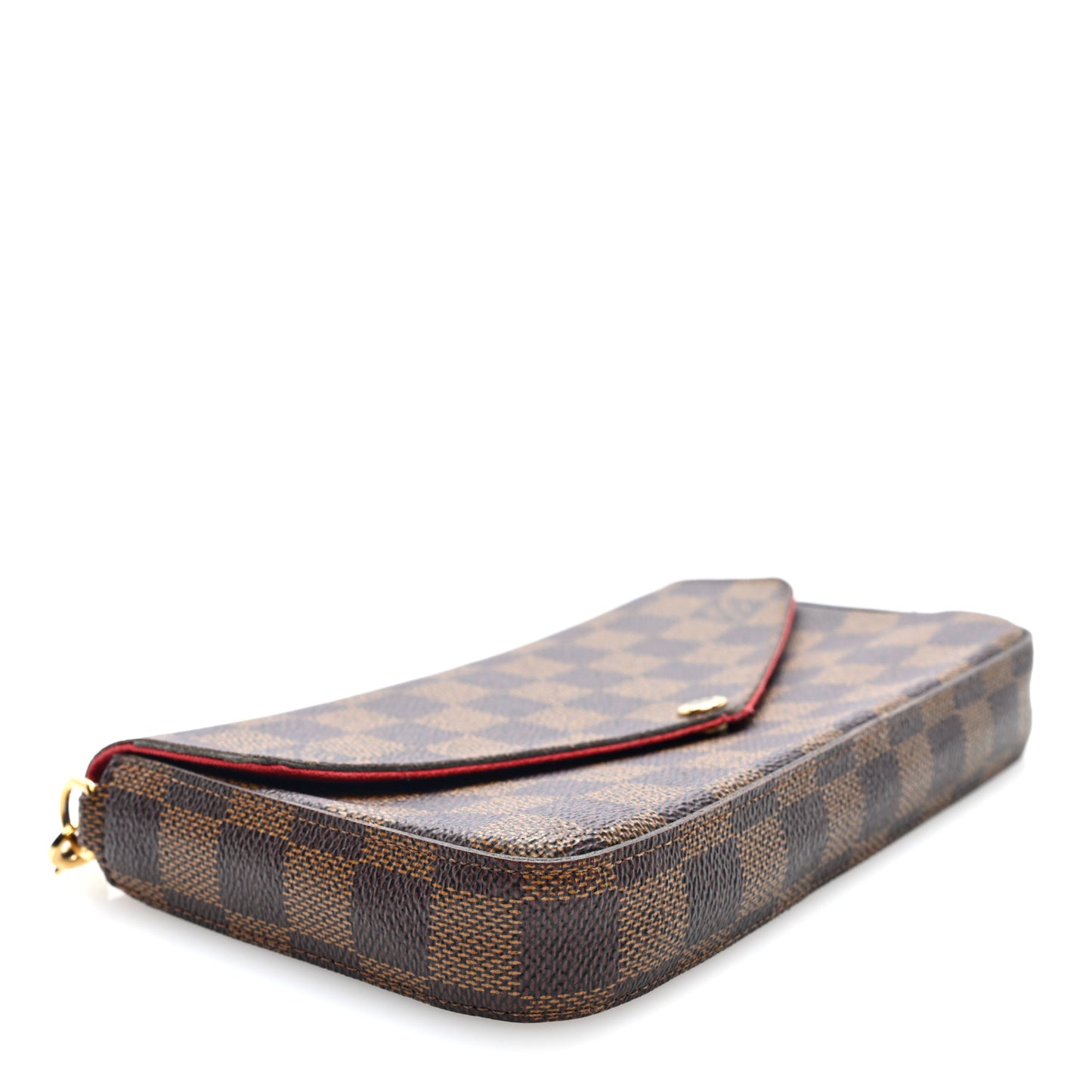 Damier Ebene Pochette Felicie Chain Wallet