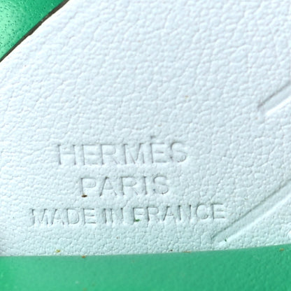 Hermes Milo Lambskin Grigri Rodeo Pegase Horse Bag Charm PM Menthe Sesame Bleu Brume 5 of 9