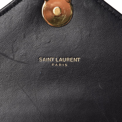 Saint Laurent Metallic Calfskin Matelasse Chevron Monogram Medium College Satchel Multicolor 7 of 13