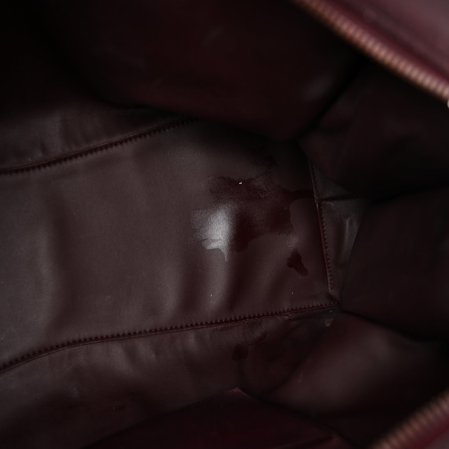 Used Calfskin Rust Hardware Neo Classic City Burgundy