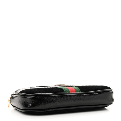 Gucci Suede Patent Ophidia Belted iPhone Case 85 34 Black 4 of 10