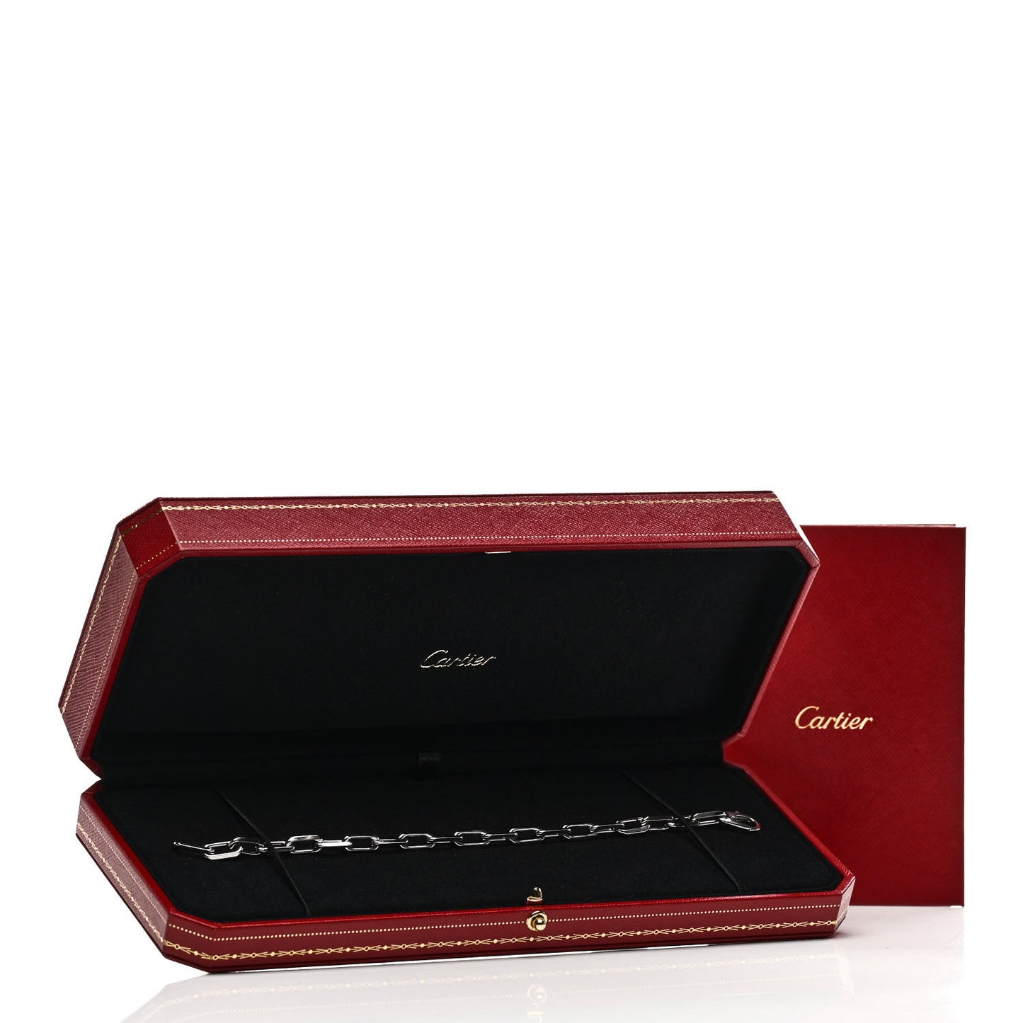 18K White Gold Santos de Cartier Bracelet