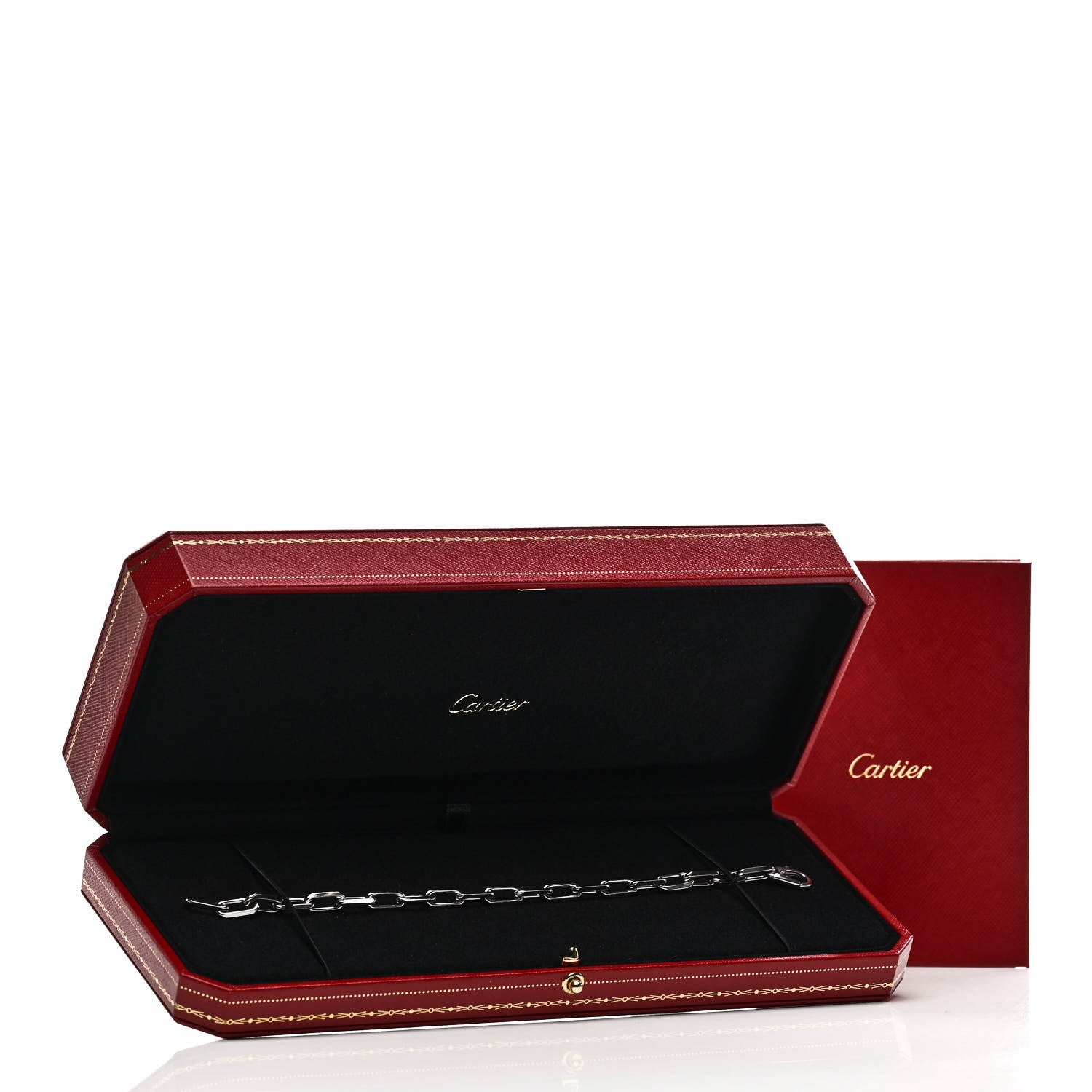 Cartier 18K White Gold Santos de Cartier Bracelet 4 of 4