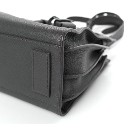 Saint Laurent Grained Calfskin Baby Sac De Jour Souple Coal 9 of 11