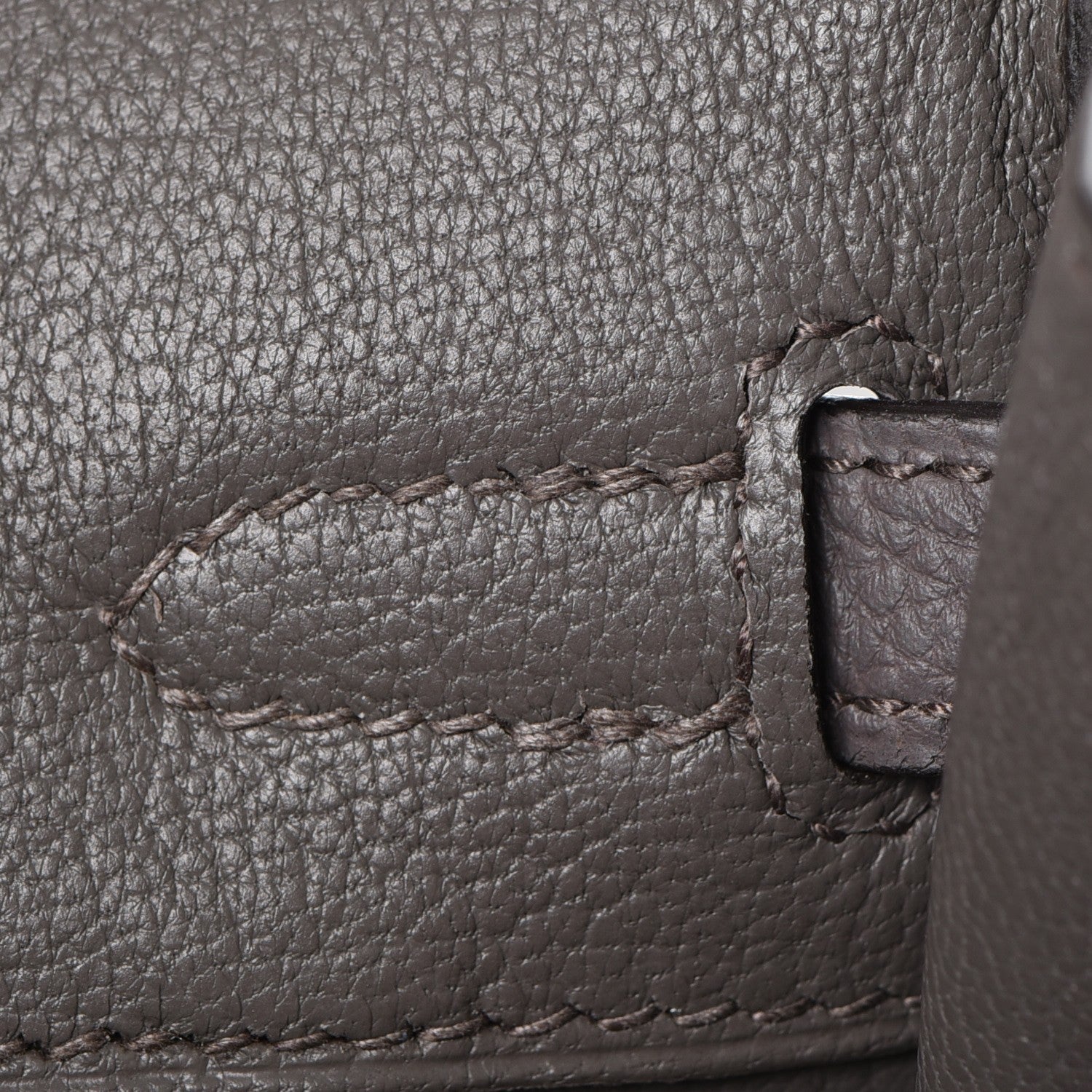 Hermes Togo Birkin 25 Etain 17 of 38