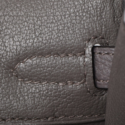 Hermes Togo Birkin 25 Etain 17 of 38