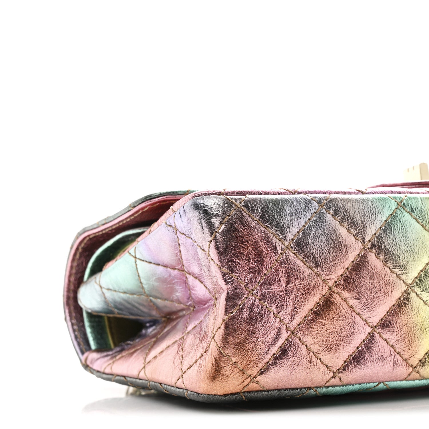 Chanel Metallic Goatskin Quilted 2.55 Reissue 225 Flap Multicolor 9 of 10