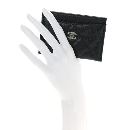 Chanel Caviar Quilted Card Holder Black 2 of 9