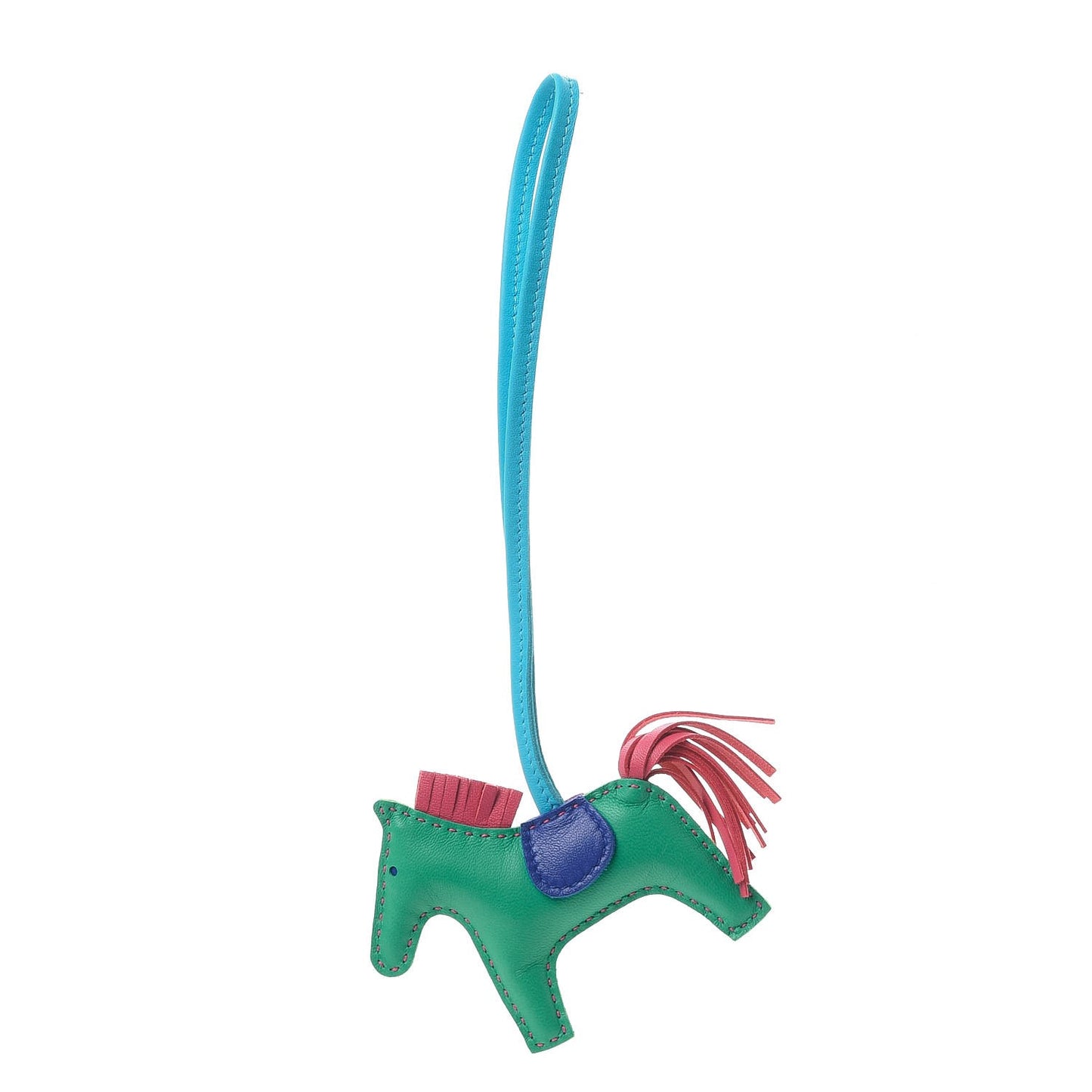 Milo Lambskin Grigri Rodeo Horse Bag Charm PM Menthe Bleu Electrique Soufre Violet Bleu Azur Rose Shocking