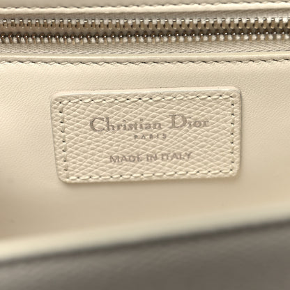Christian Dior Grained Calfskin 30 Montaigne Chain Flap Bag White 6 of 13