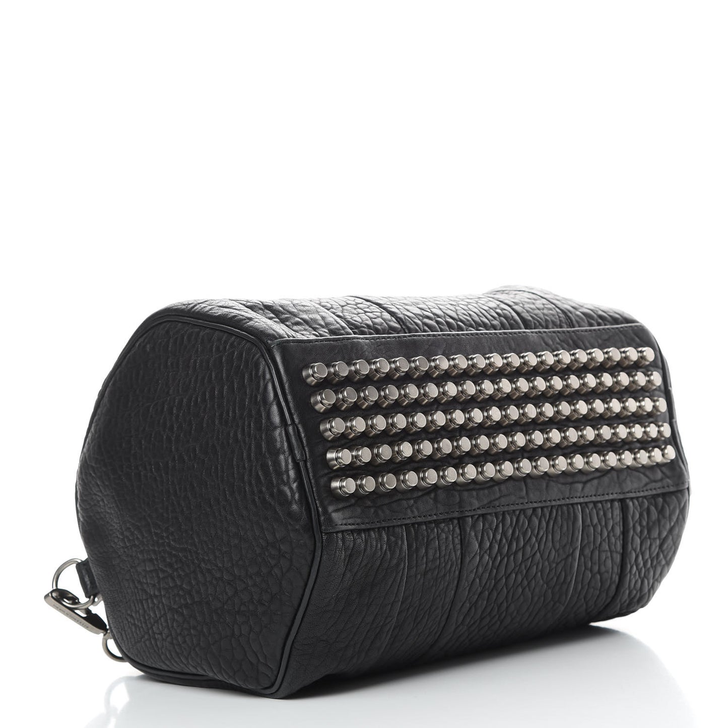 Pebbled Lambskin Rocco Black Nickel Hardware