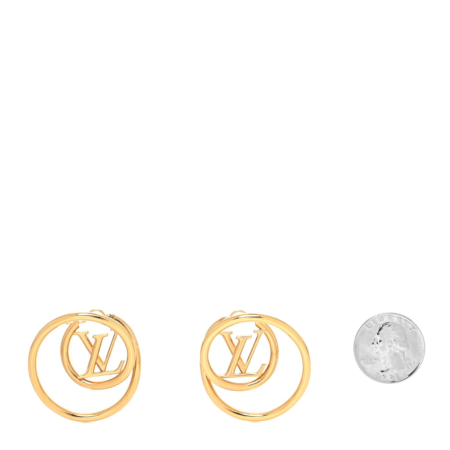 Spiral Hoop Earrings Gold