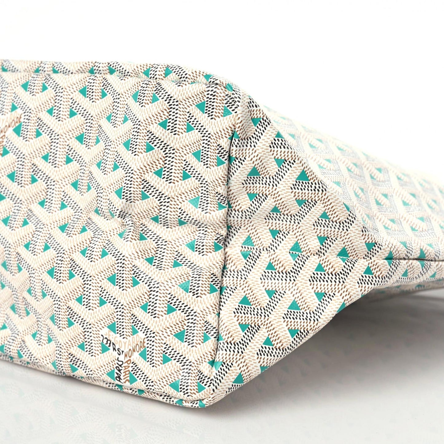 Goyardine Saint Louis Claire Voie PM White Opaline