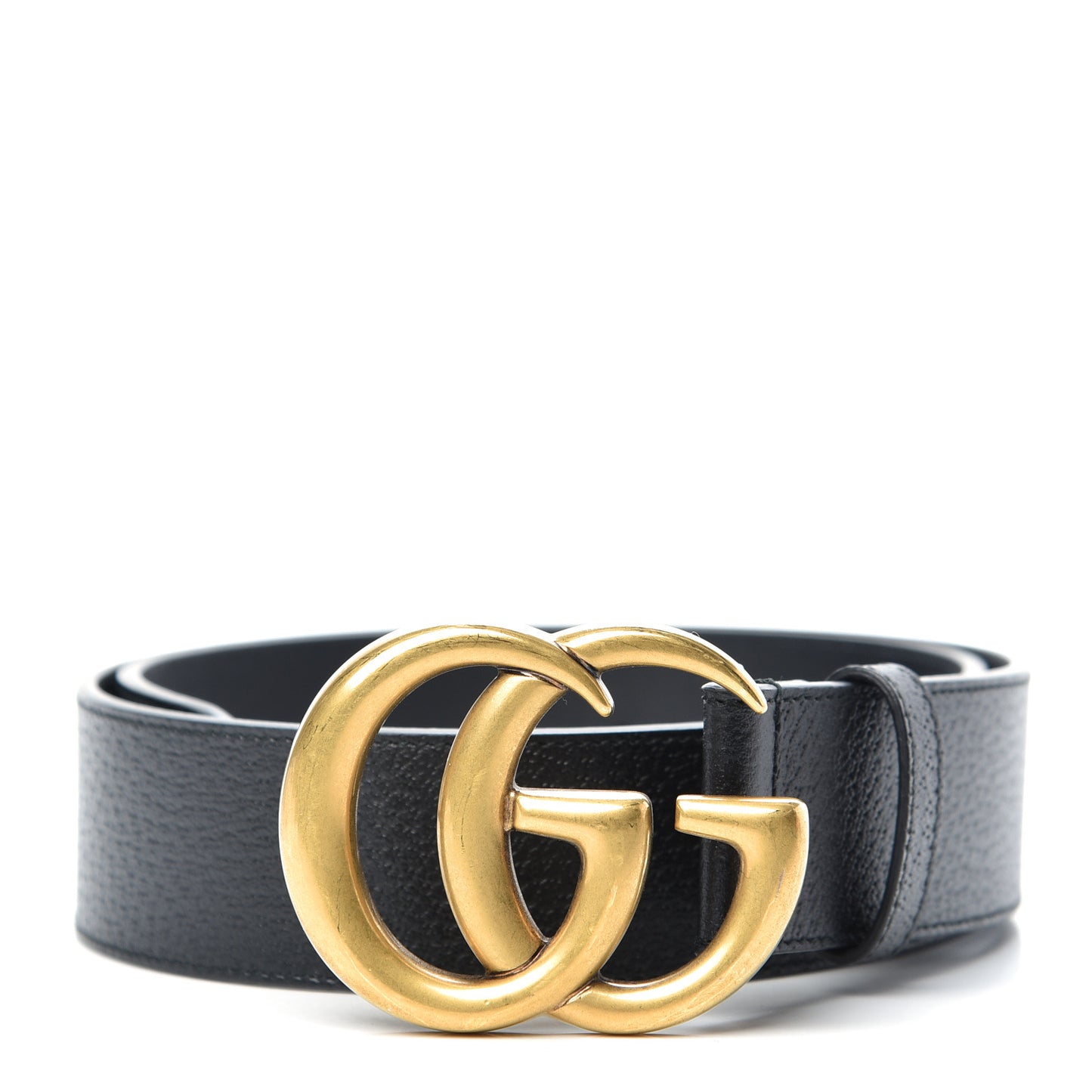 Textured Calfskin Double G 40mm Belt 75 30 Black