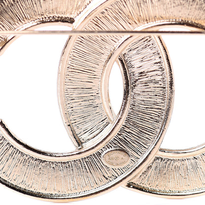 Chanel Crystal Pearl Chain Mania CC Earrings Gold 3 of 3