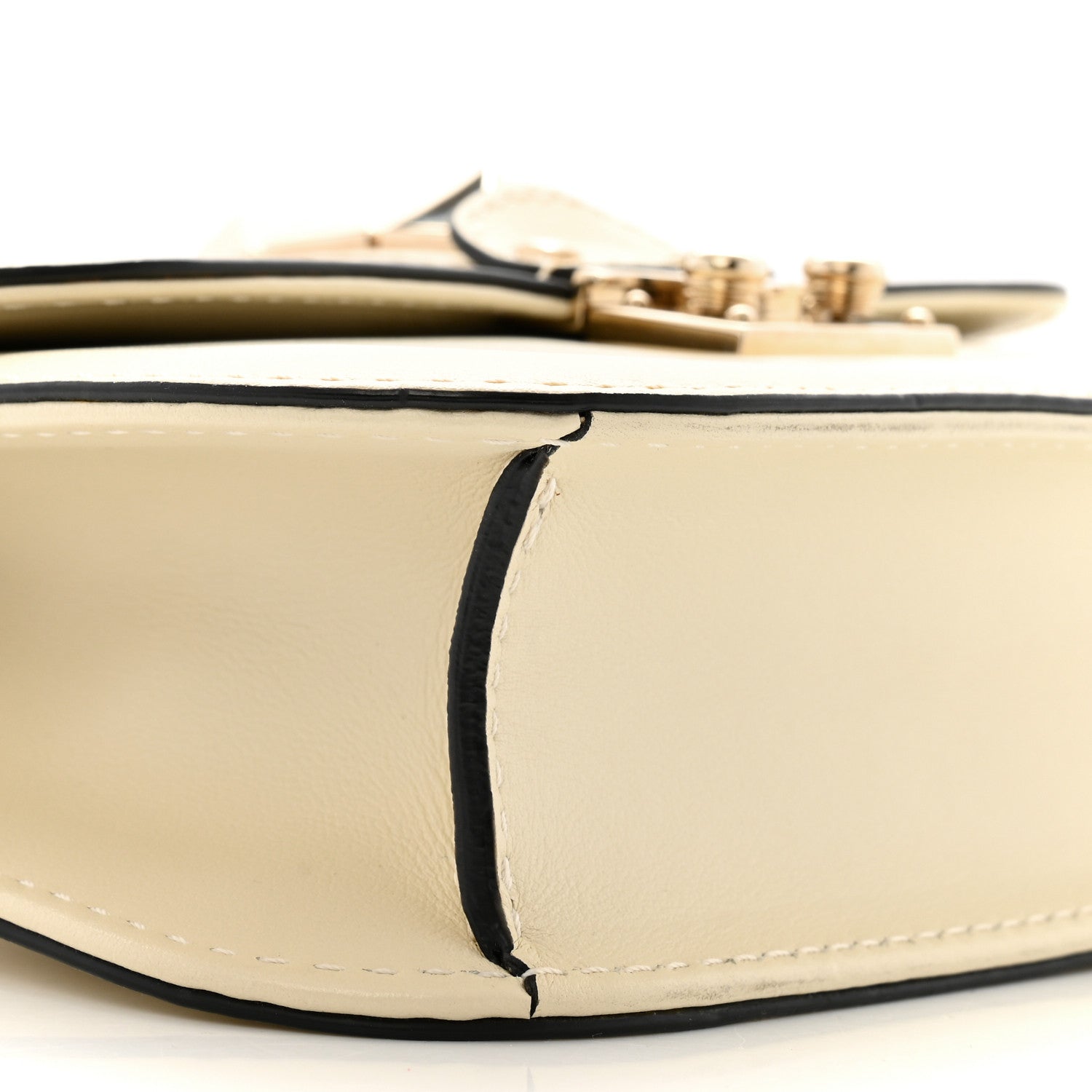 Valentino Garavani Vitello Small Glam Lock Rockstud Flap Ivory 8 of 12