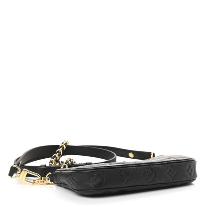 Louis Vuitton Empreinte Monogram Giant Multi Pochette Accessories Mini Pochette Black 4 of 9