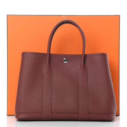 Hermes Vache Country Garden Party 30 TPM Rouge H 11 of 11