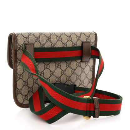 Gucci GG Supreme Monogram Neo Vintage Web Belt Bag Brown 3 of 10