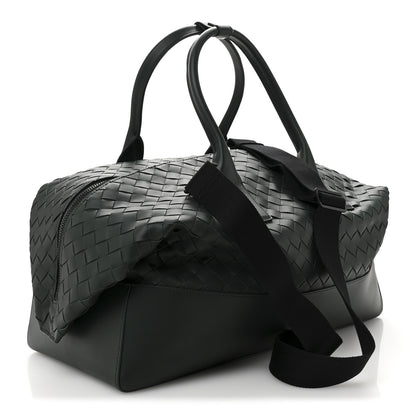 Bottega Veneta Nappa Intrecciato Travel Duffel Bag Raintree 2 of 13